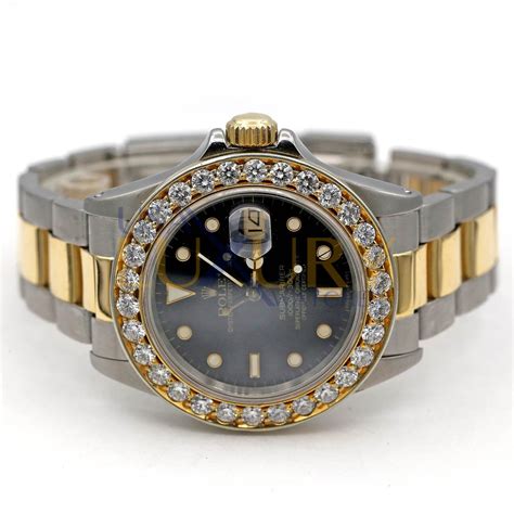 rolex sub diamond bezel|Official Rolex Website.